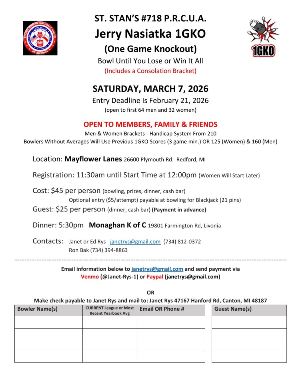 More Info + Registration Form 